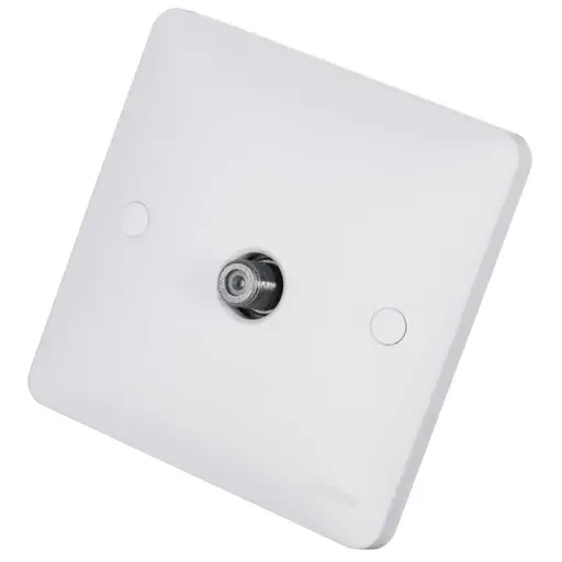 [WMSAT] Hager Single F Type Sat Outlet Screened