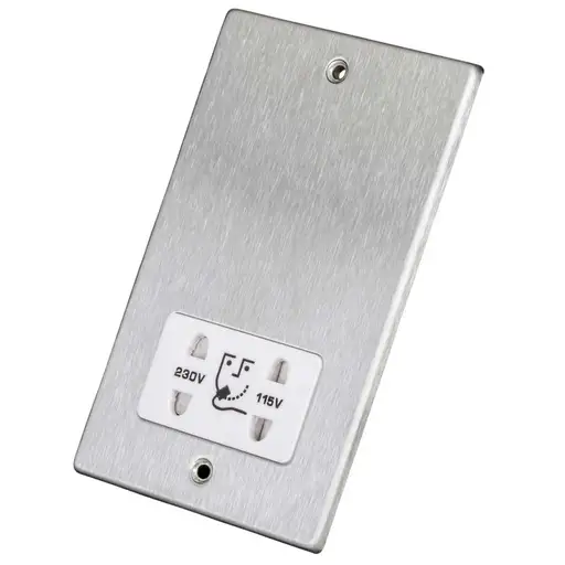 [74SHSW] Hartland Stain Steel Shaver Dual Voltage Unswitched